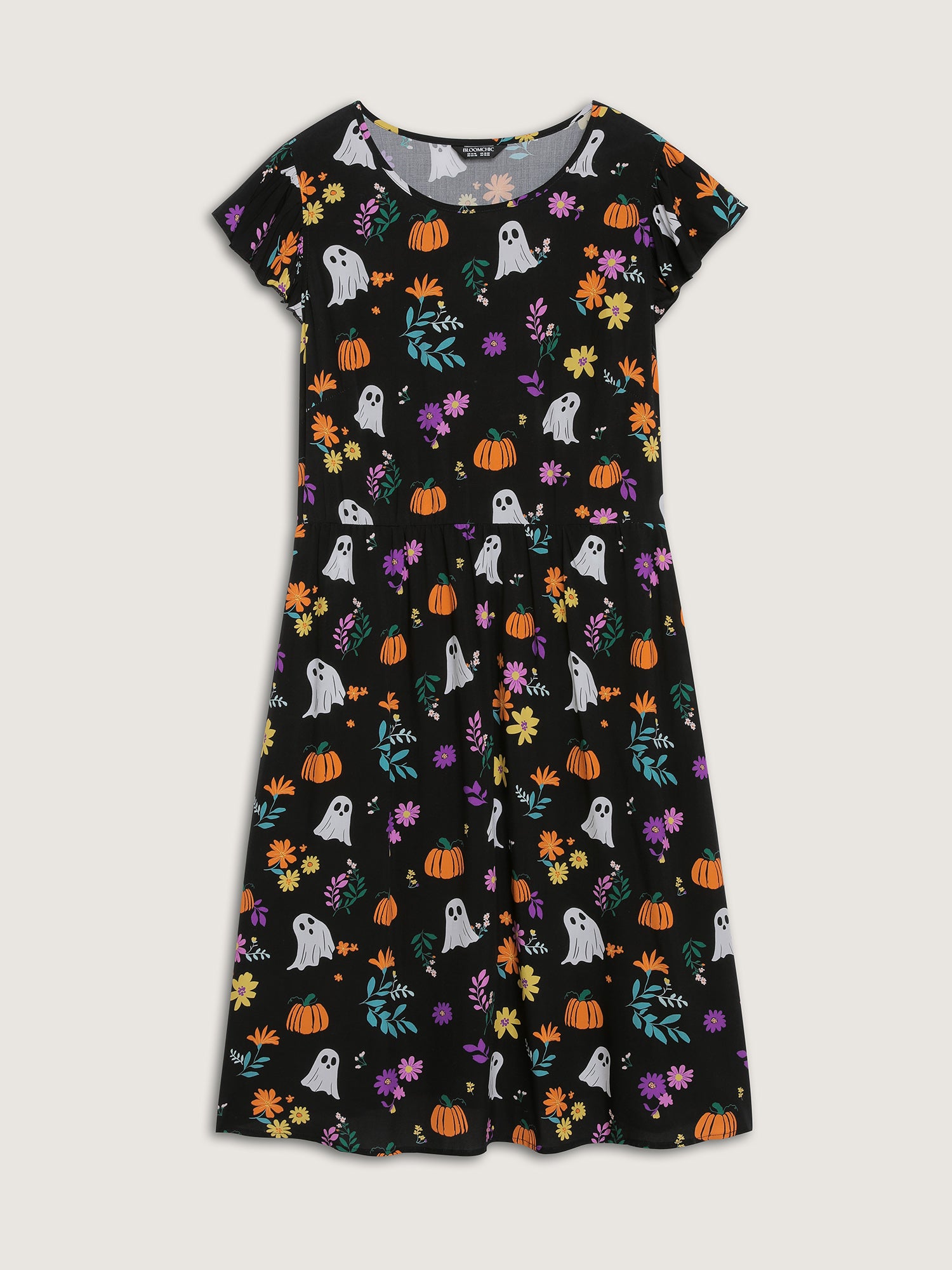 Ghost Party Rayon Pockets Midi Dress