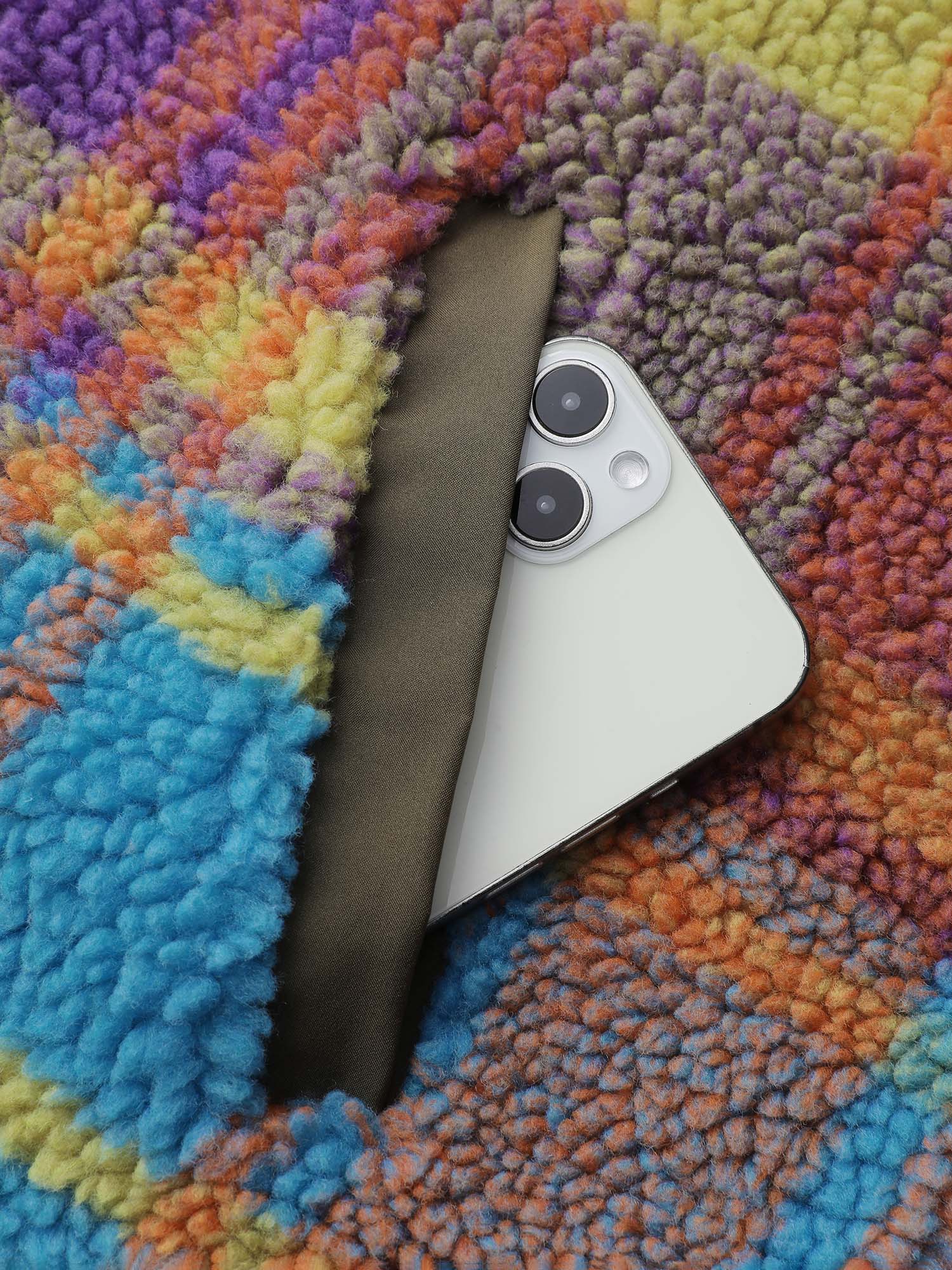 Colorful Plaid Teddy Fleece Lined Vest