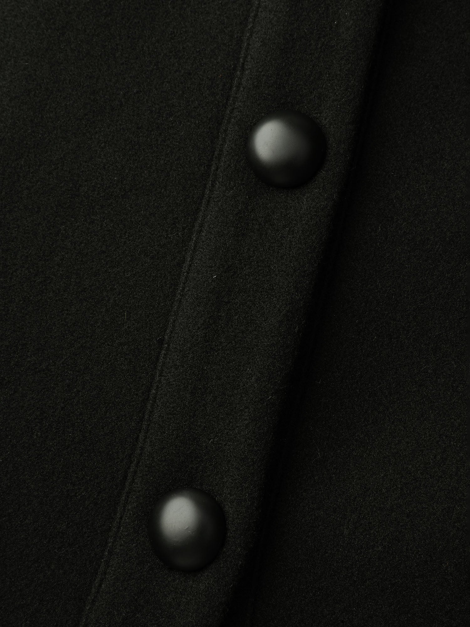 Floral Embroidered Sleeve Slant Pockets Coat