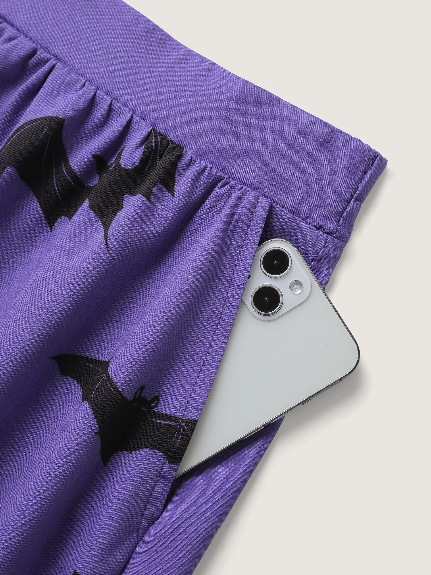 Bats Everywhere Halloween Midi Skirt