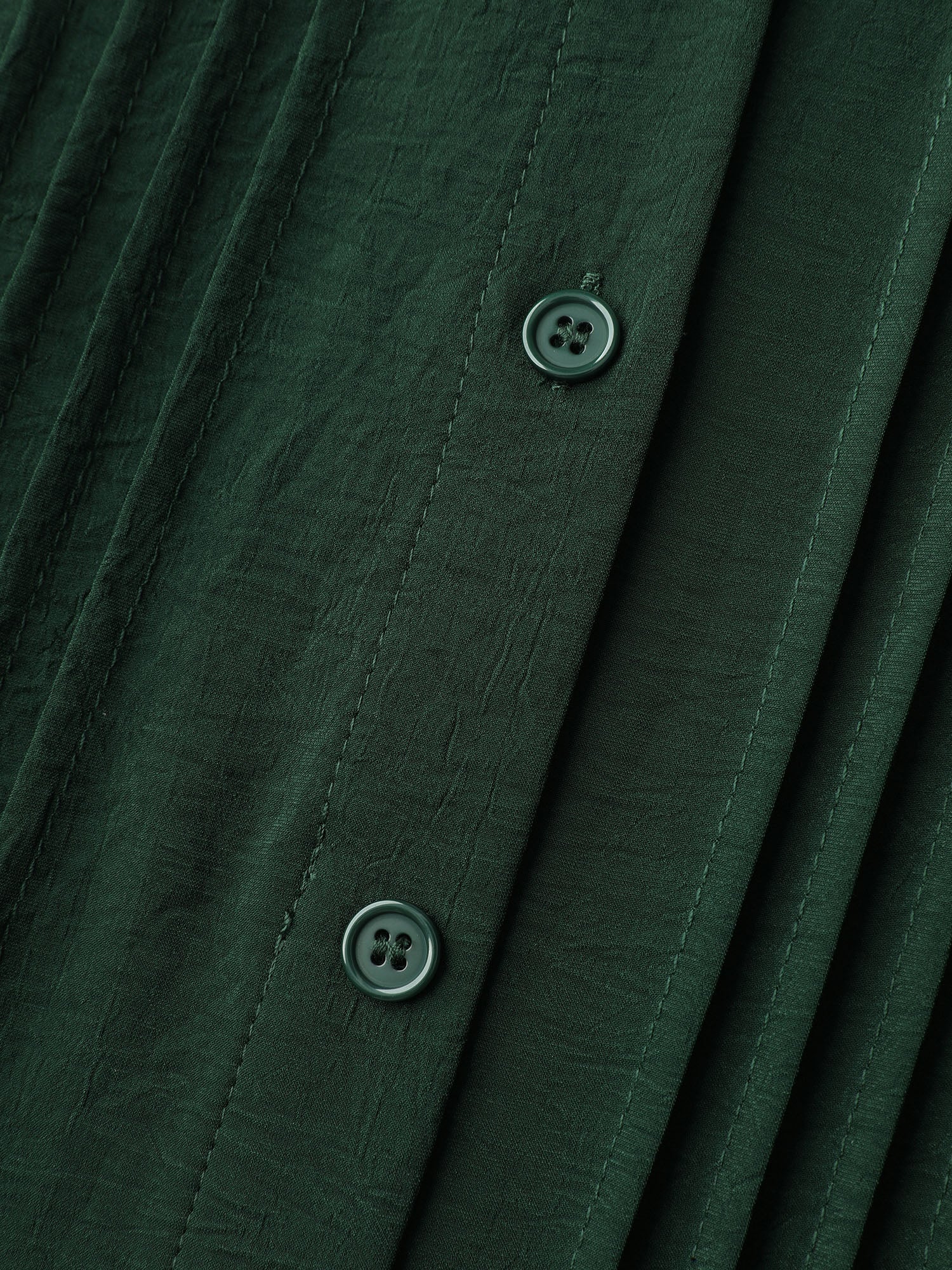 Toothpick Pleat Flowy Solid Blouse