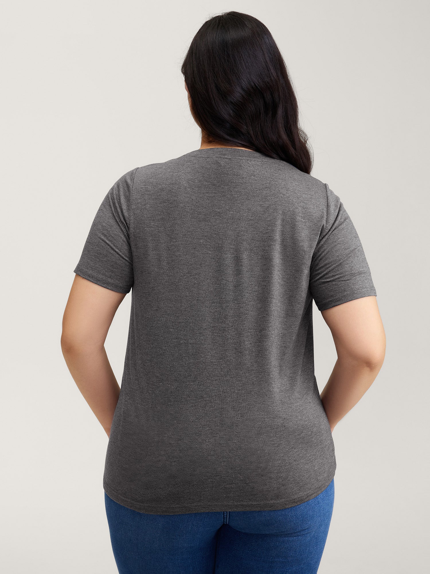 Dogs Print Round Neck T-Shirt