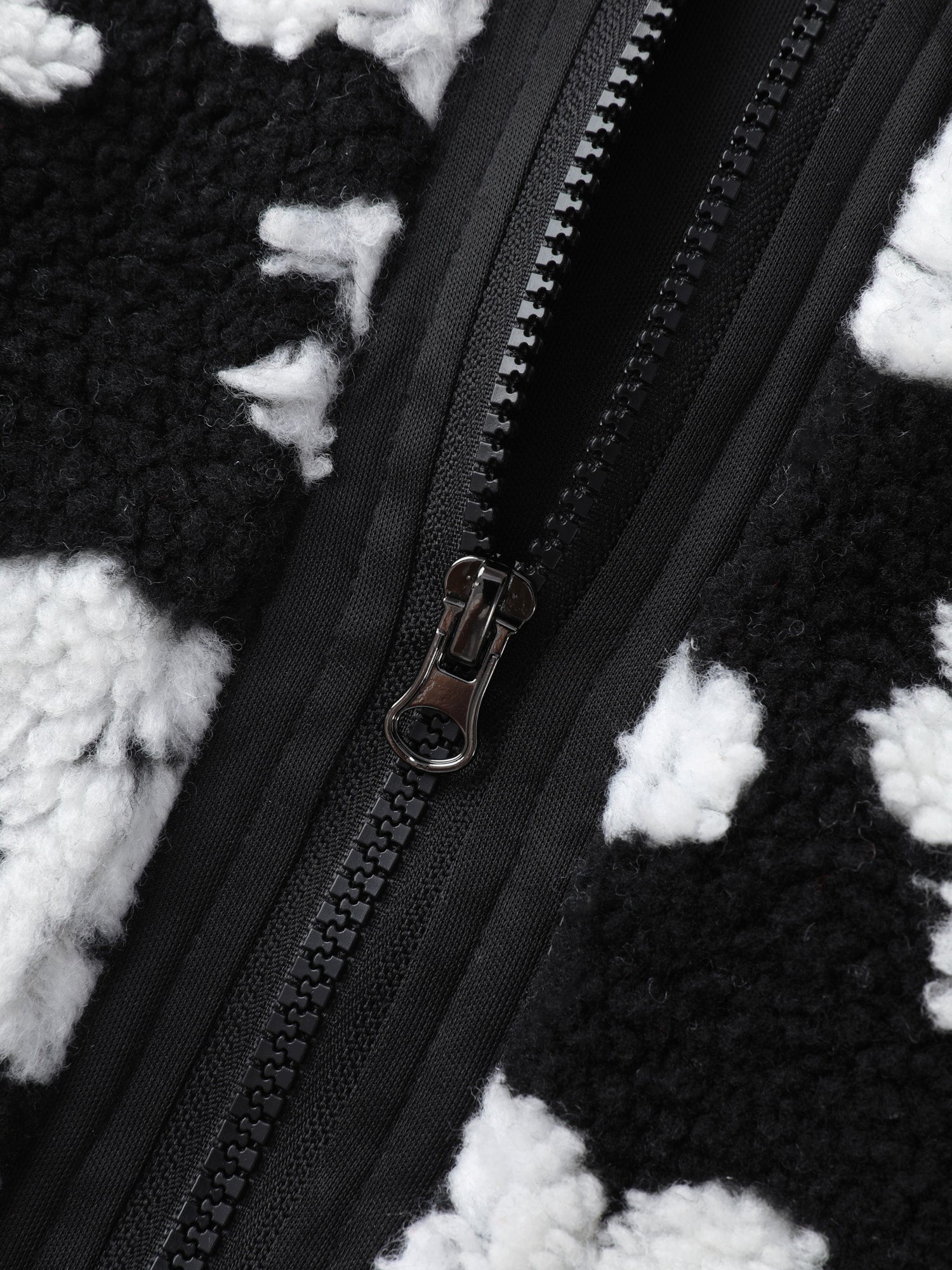 Floral Print Plush Reversible Vest