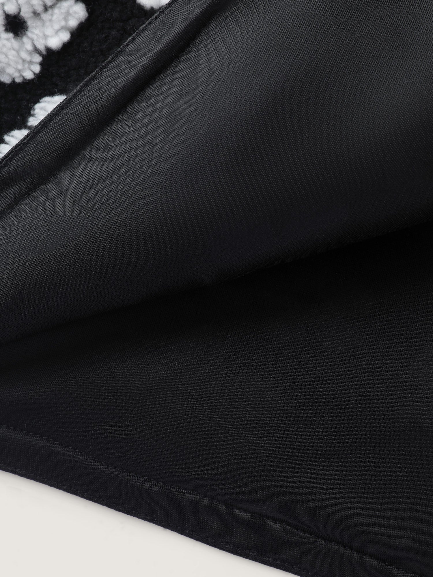 Floral Print Plush Reversible Vest