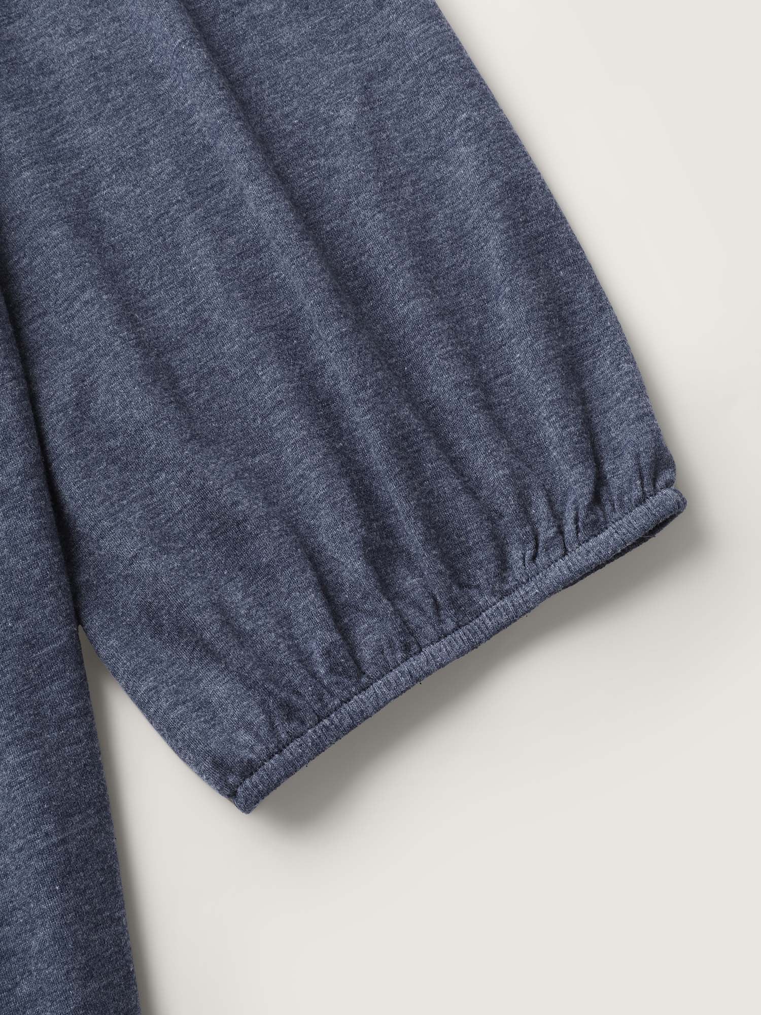 Pleated Neckline Cut-Out Knit Top