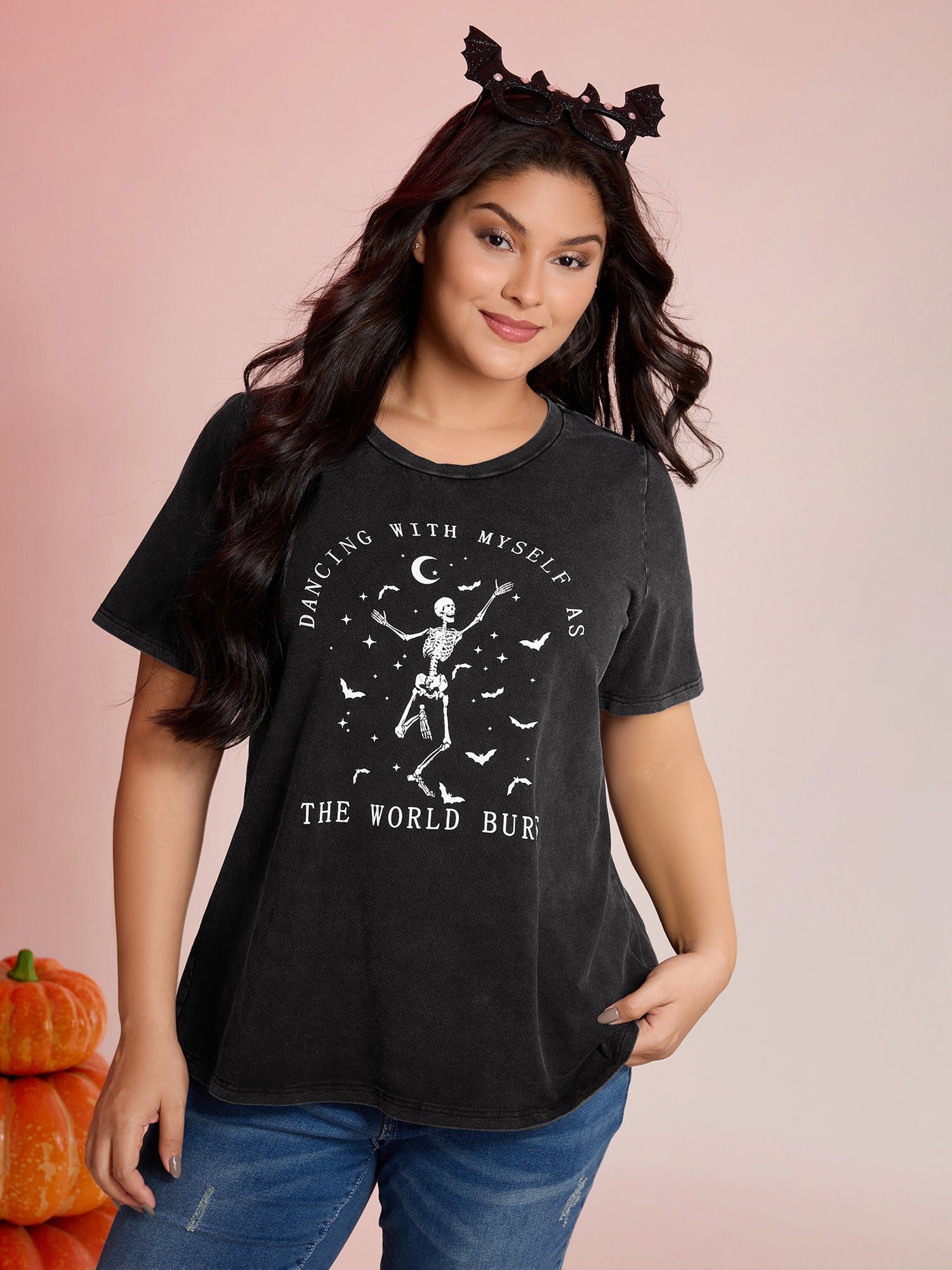 Halloween Dance Party Solid T-Shirt